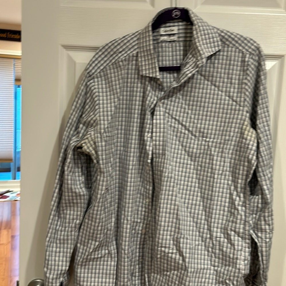 Calvin Klein men’s  long sleeve dress shirt